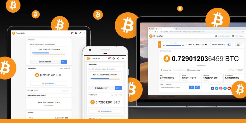 CryptoTab Browser earn free Bitcoin